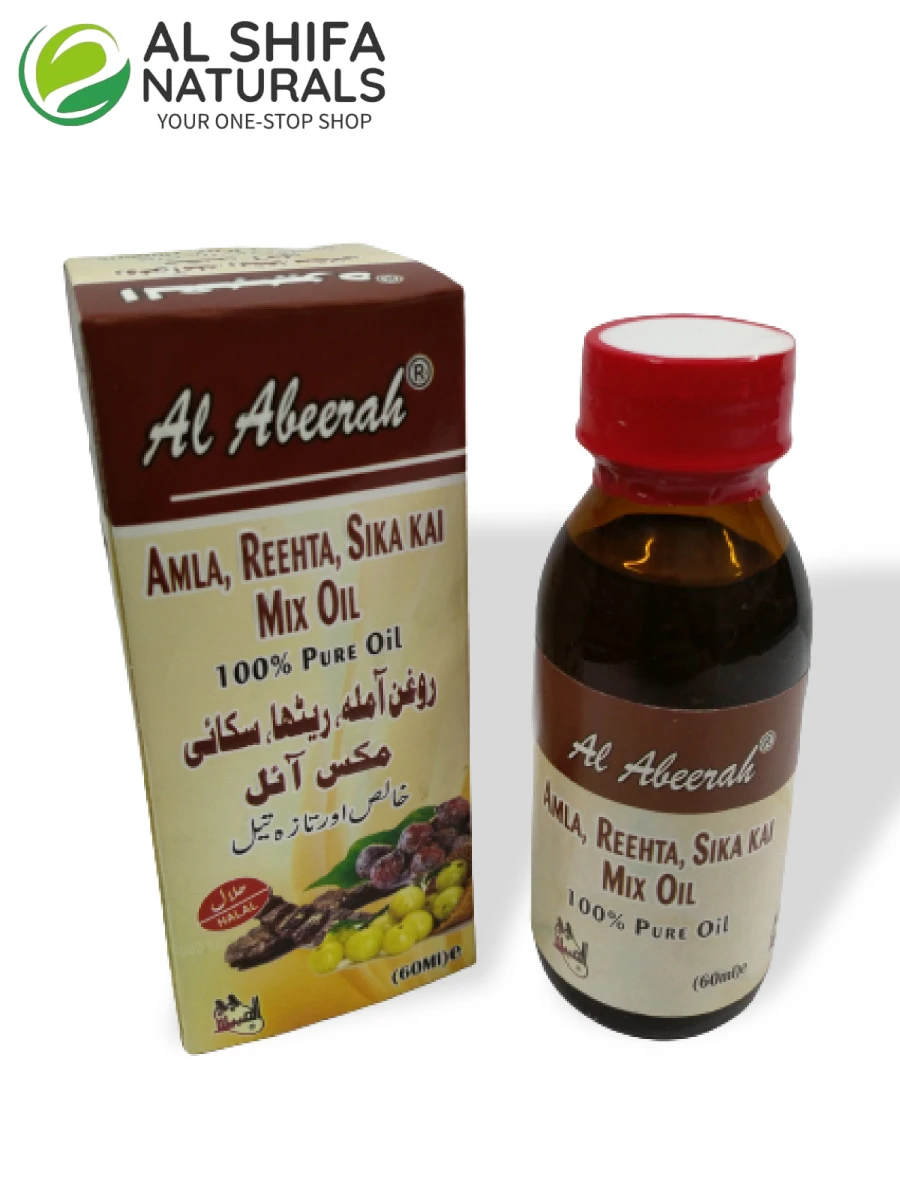 Amla Reetha Sika Kai Mix Oil - Hair Oil - Al-Shifa Naturals