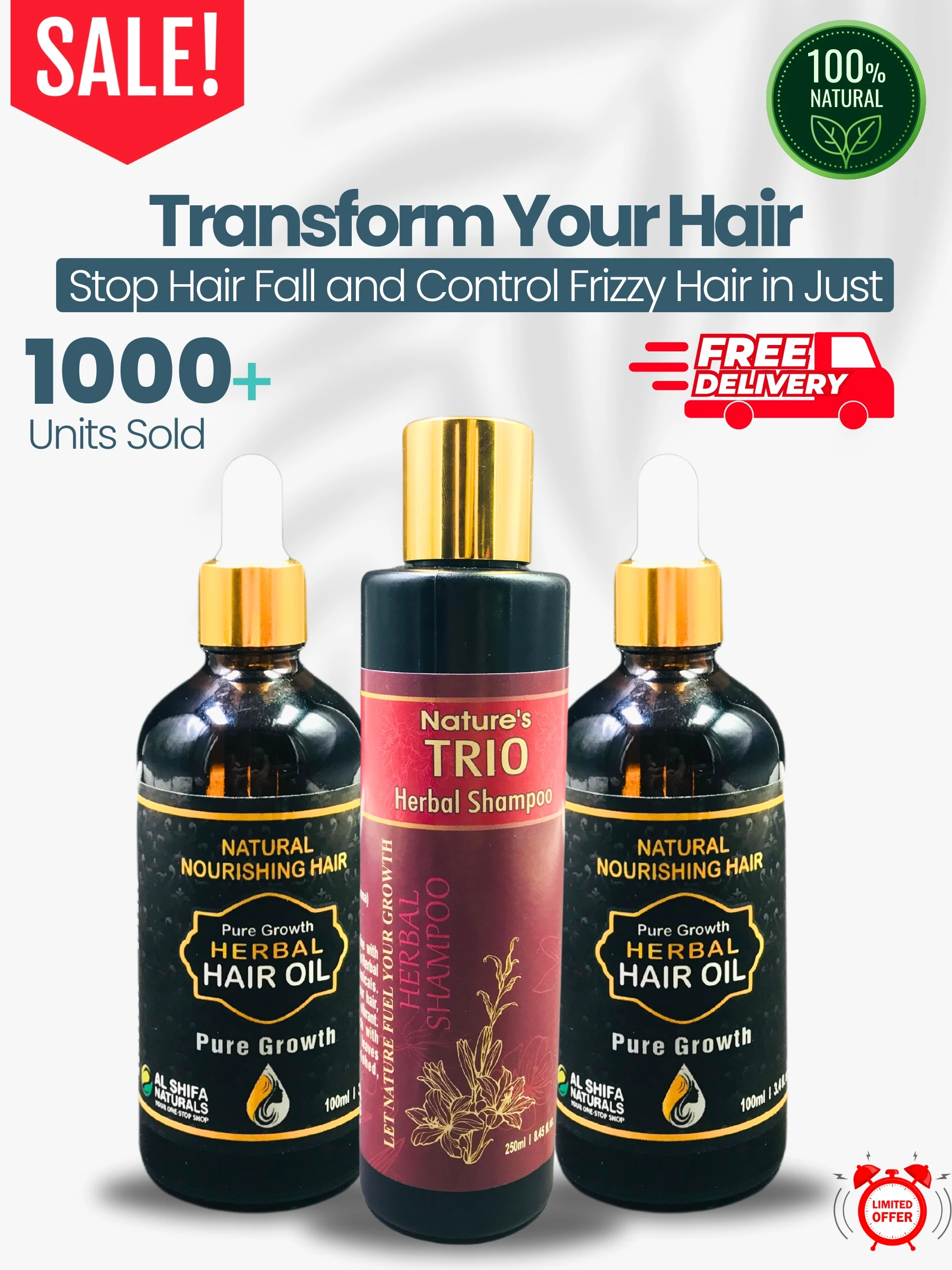 Complete Hair Care Bundle - Al Shifa Naturals