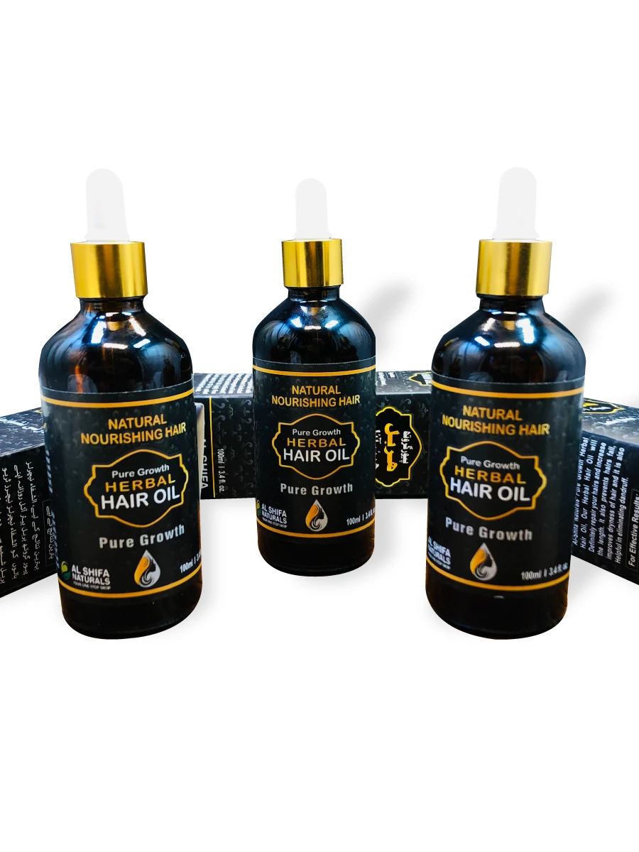 Pure Growth Trio Pack - Natural and Organic Hair Oil