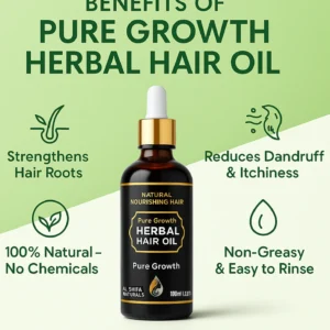 Benefits Of Pure Growth Herbal Hair
