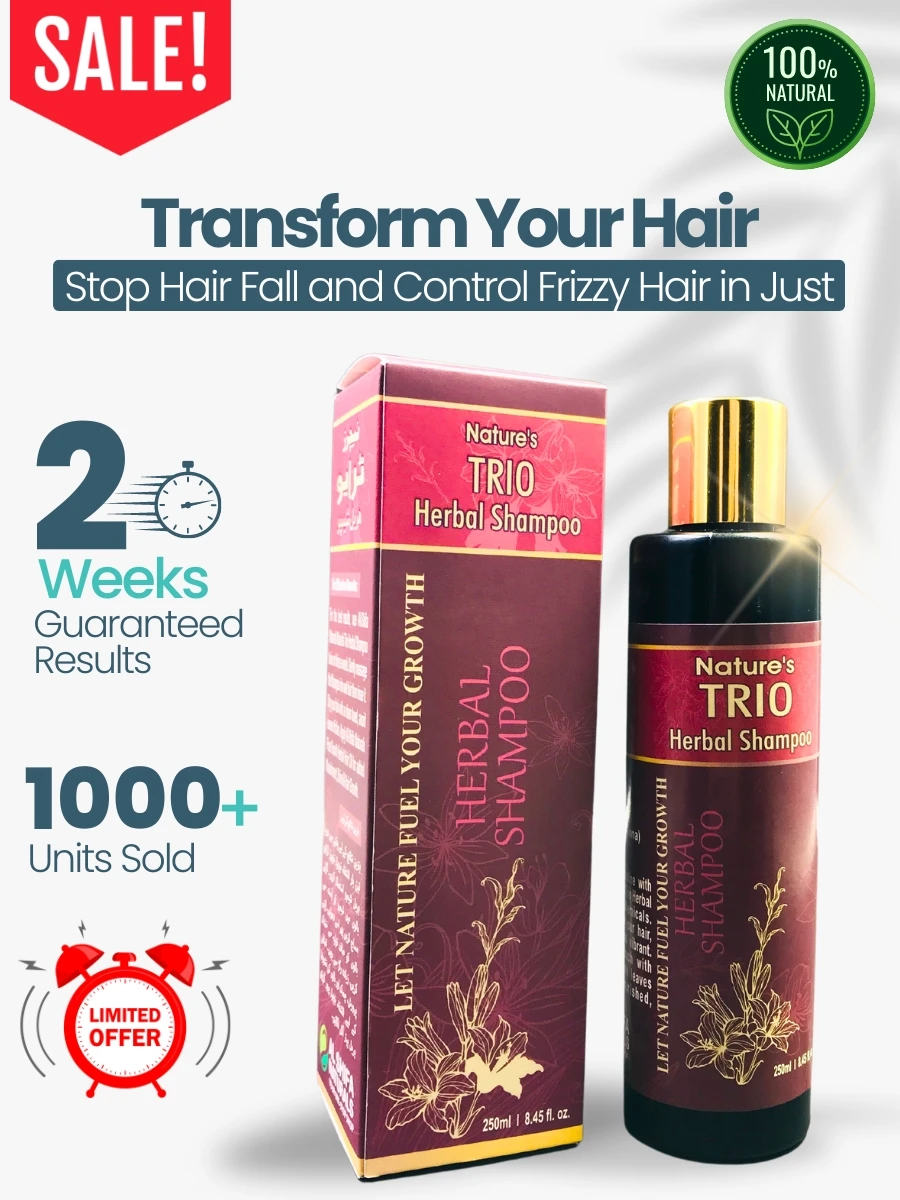 Nature’s Trio Shampoo with Amla for Hair Growth