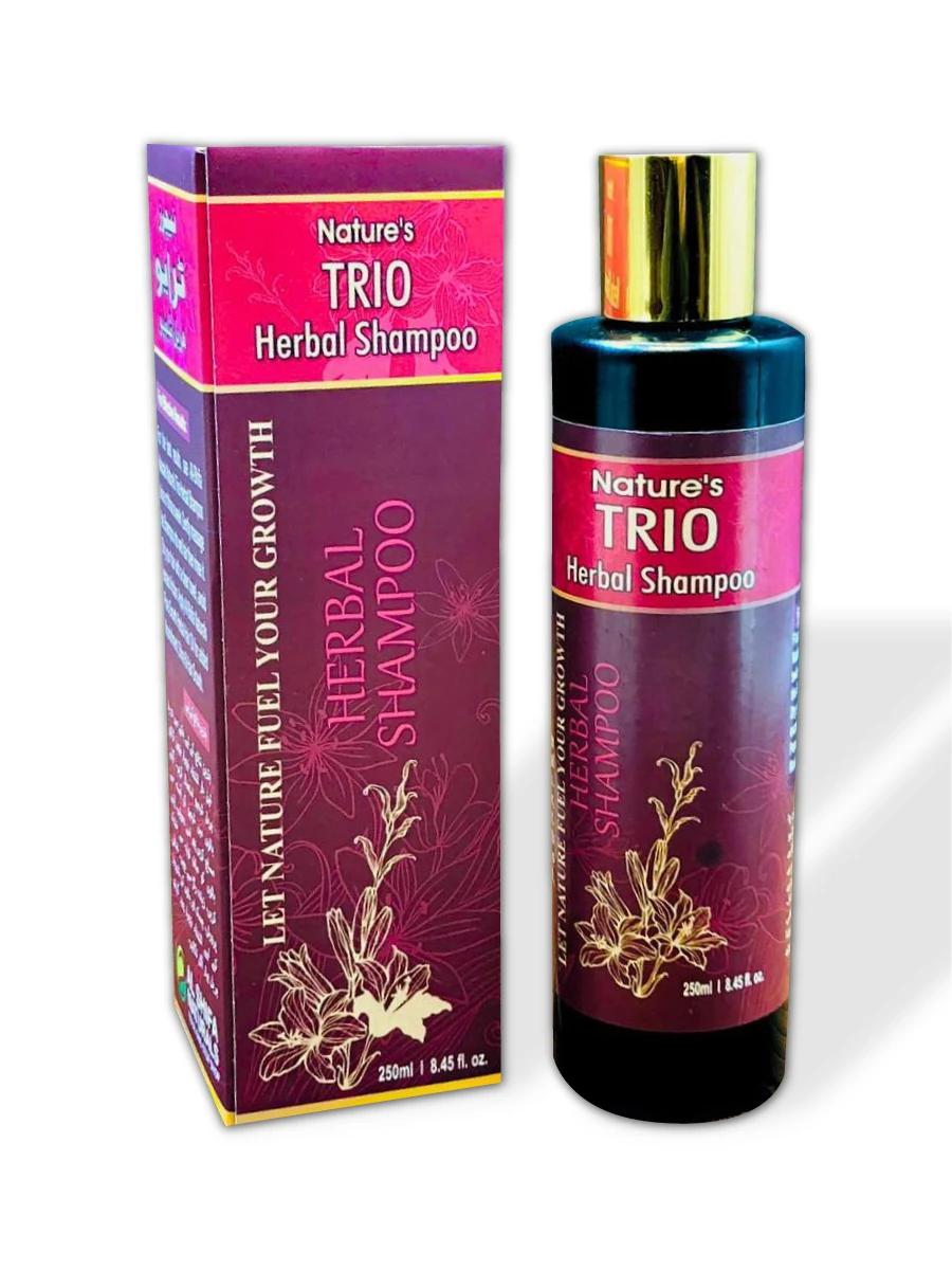 Nature's Trio Herbal Shampoo - Best Shampoo For Hair Growth
