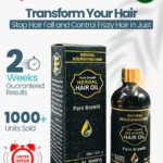 Pure Growth Herbal Hair Oil - Best Choice For Hair Growth